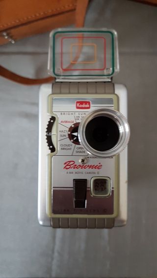 Vintage Kodak Brownie 8mm Camera Ii With Carrying Case