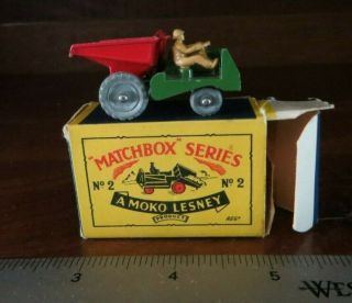 Vintage Moko Lesney Matchbox Series No.  2 Dumper England