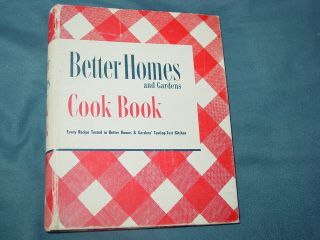 Vintage Better Homes And Gardens Cook Book 5 Ring Binder Deluxe Ed.  1951 5 - Ring