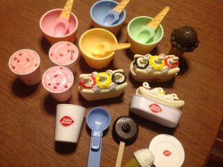 Vintage Dairy Queen Play Food And Ice Cream Cups