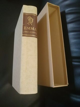 Emma By Jane Austen 1964 Heritage Press Hc W/slipcase