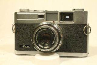 Olympus Ace With E.  Zuiko 2.  8/4.  5cm Lens (3)