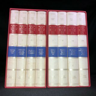 History Of The Decline & Fall Of The Roman Empire Gibbon Folio Society 8 Vol Set