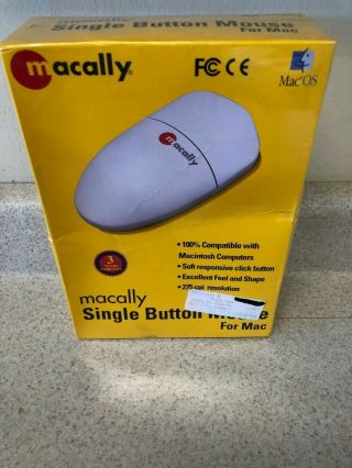 Macally Single Button Adb Mouse For Apple Mac Factory