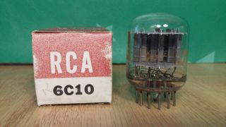 Ge (rca Label) 6c10 Nos Nib Vacuum Tube