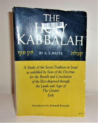 Occult: The Holy Kabbalah,  A E Waite,  Book