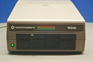 Vintage Commodore 1541 Single Floppy Disk Drive Box Cords 3