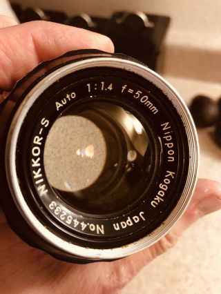 Nikon Lens Nikkor - S 50mm 1.  4.  Made In Japan