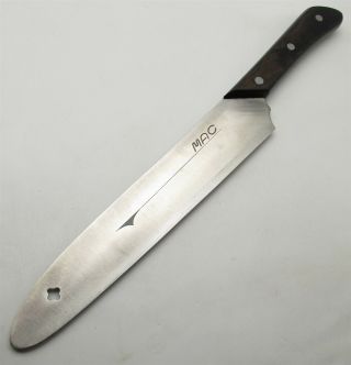 Vtg Mac Brand Japan Made Chef & Carving Knife Full Tang