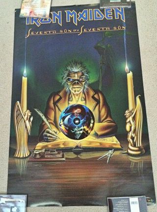 Iron Maiden Seventh Son Vintage Poster