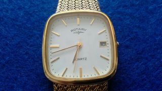 Mens Vintage Rotary Quartz Watch
