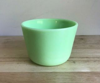 Mckee Jadeite 5 " Vintage Green Refrigerator Bowl - Vguc