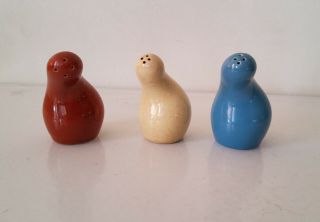 Eva Zeisel Vintage Town And Country Schmoo Salt Shakers (3)