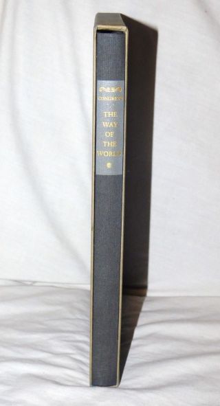 Heritage Press The Way Of The World By William Congreve W/slipcase & Sandglass