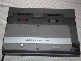 Vintage Telex Copyette 1 & 1.  Cassette Tape Duplicator Copier.  92711 - 001.