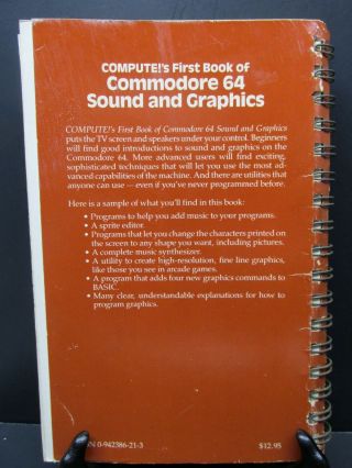 Compute ' s First Book of Commodore 64 Sound and Graphics (1983,  Paperback) 2