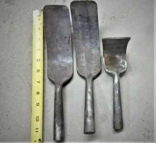 Set Of 3 Vintage Auto Body Spoons