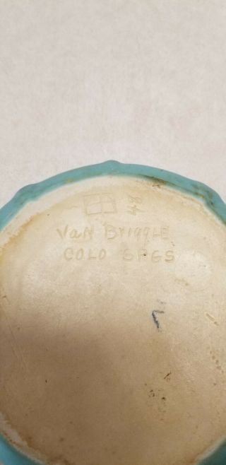 Vintage Van Briggle Signed Art Pottery Planter Bowl 4