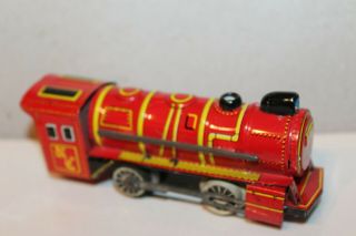 Vintage Alps Tin Litho Wind Up Steam Train Locomotive