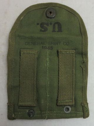 WW2 Vintage US GI Issue.  30 M1 CARBINE MAG POUCH 1945 GENERAL SHIRT CO 3