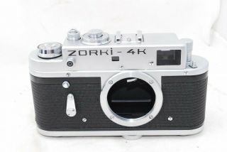 (6285) Zorki - 4k Russian 35mm Rangefinder Film Camera Body Leica L39 Ltm,  N -