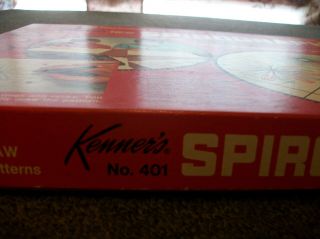 Kenner ' s Spirograph 1967 Vintage No 401 Complete Baseboard & Paper Instructions 4