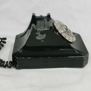 Vintage Stromberg - Carlson 43W Metal Rotary Dial Desk Phone 6