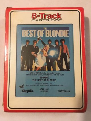 Vtg 8 Track Tape Blondie The Best Of Blondie