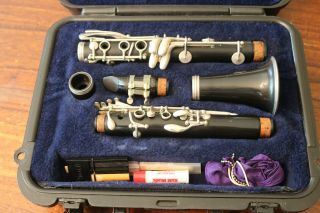 Vintage Artley Prelude 18s Clarinet Complete W / Hard Shell Carry Case