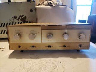 Vintage Lafayette Stereo 224 Tube Amp And Preamp