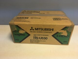 Mitsubishi Hs - U530 Vcr Plus 4 - Head Hi - Fi Stereo Vhs Tape Player Recorder
