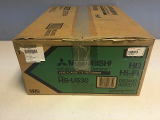 Mitsubishi HS - U530 VCR Plus 4 - Head Hi - Fi Stereo VHS Tape Player Recorder 2