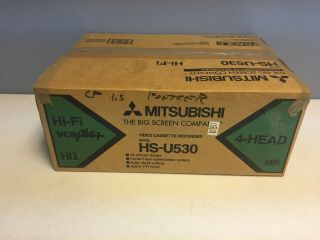 Mitsubishi HS - U530 VCR Plus 4 - Head Hi - Fi Stereo VHS Tape Player Recorder 3