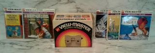 Vintage Viewmaster Model G Viewer W/ 5 Reel Packs Christmas Carol