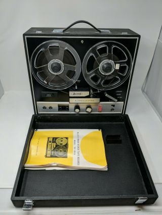Allied Td - 1035 4 - Track Stereo Reel To Reel Stereo Recorder Tape Deck Vtg As - Is