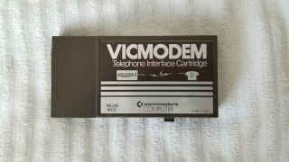 Commodore 64 Vic - 20 Vicmodem Telephone Interface Cartridge Model 1600