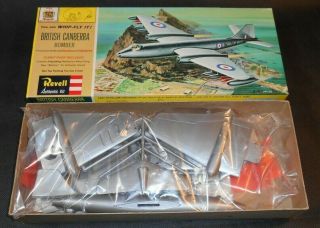 Vintage Revell Whip - Fly It British Canberra Bomber Aircraft Plastic Model Kit 2