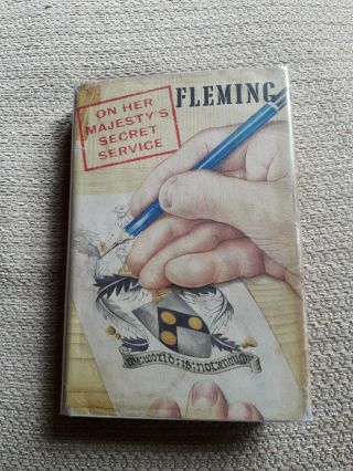 Ian Fleming James Bond On Her Majestys Secret Service 1st Edition 1st Imp Book
