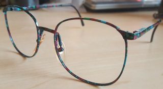 Vintage Designer Eyeglass Frames Colorful 49 [] 18 130 Mm