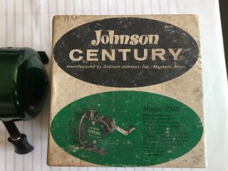 Vintage Johnson Century Model 100B Spincast Reel,  Great 7