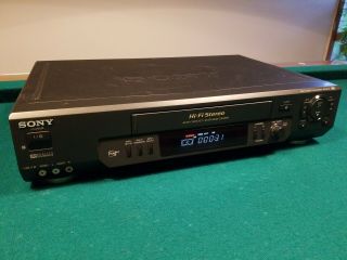 SONY VCR VHS Video Cassette Recorder Player SLV - N70 Hi - Fi Stereo W/Remote 5