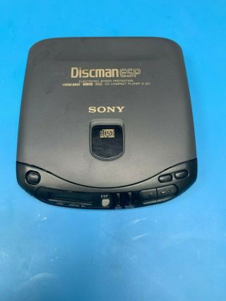 Mega Bass Vintage Sony Walkman D - 231 Cd Compact Disc Player Esp Discman