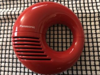 Vintage Panasonic 1970national R - 72 Toot - A - Loop Am Radio " Glossy Red”works
