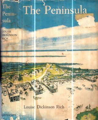 1958 Gouldsboro Peninsula Of Maine Louise Dickinson Rich Illustrated With Dj