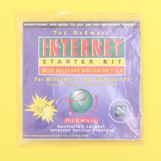 The Ozemail Dial - Up Internet Starter Kit,  Netscape Navigator 2.  0 For Windows 95