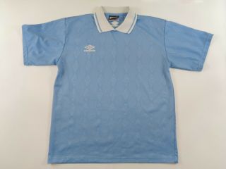 Umbro Vintage 90s Football Training Shirt Xl Extra Large Blue