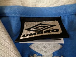 UMBRO Vintage 90s Football Training Shirt XL Extra Large Blue 3