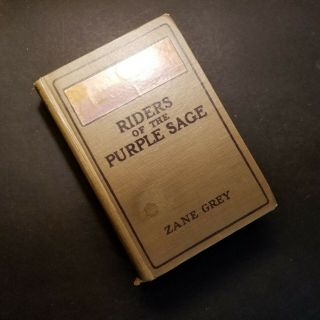 Riders Of The Purple Sage By Zane Grey - Early Edition 1916 - 1920