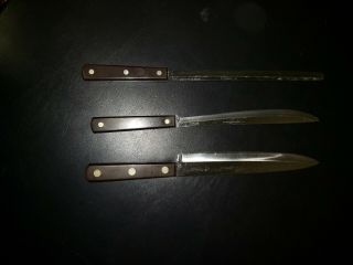 Set Of Vintage Cutco No 33,  34,  35 Knives 2
