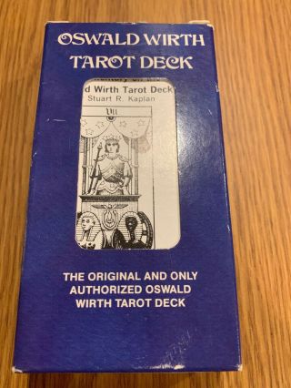 Oswald Wirth Tarot Card Deck Us Games Complete With Instructions Vintage 1976